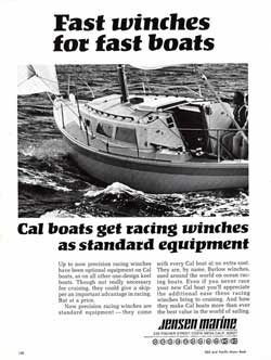 1969 CAL boats get racing winches from Barlow as standard equipment