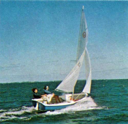 The O'Day Widgeon Sailboat in Action