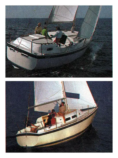 The O'Day 32 (Top) and the O'Day 27 (Bottom)