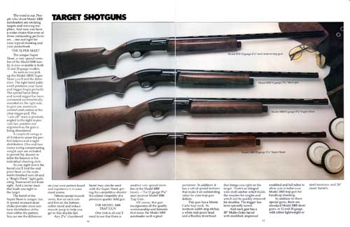 Four Target Shotguns From Smith & Wesson