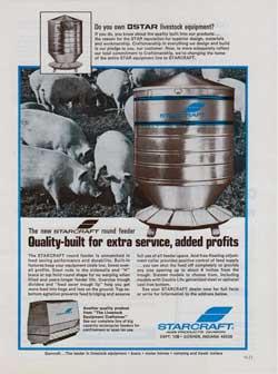 1971 The New Starcraft Round Livestock Feeder 