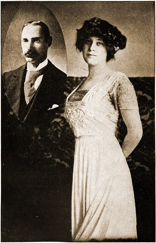 Colonel John Jacob Astor with His Young Bride. Col. Astor Perished with the Titanic; His Wife Was Rescued.