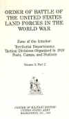 Order of Battle of the United States Land Forces in the World War, Volume 3, Part 2