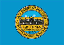 Flag and Seal of Boston Massachusetts