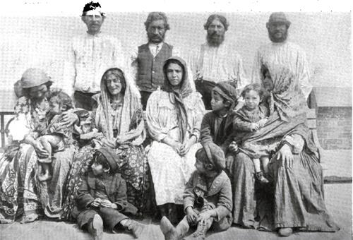 Group Of Serbian Gypsies At Ellis Island