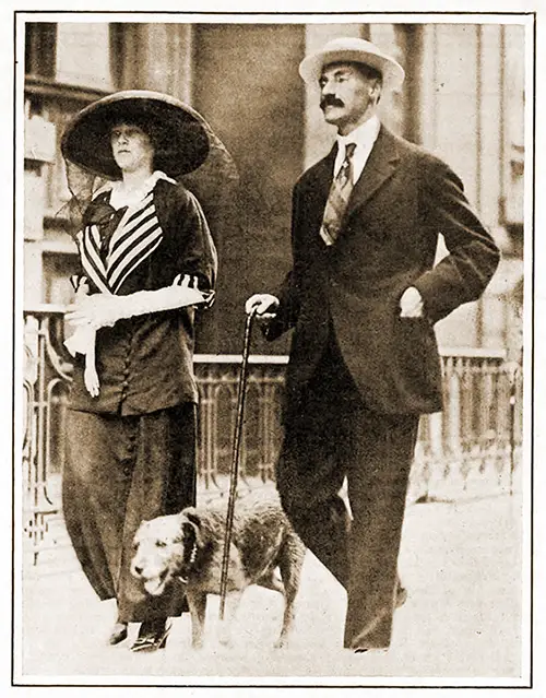 Colonel John Jacob Astor and His Young Wife.