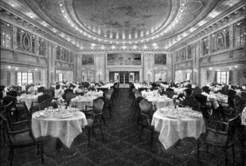 View of the First Cabin Dining Saloon