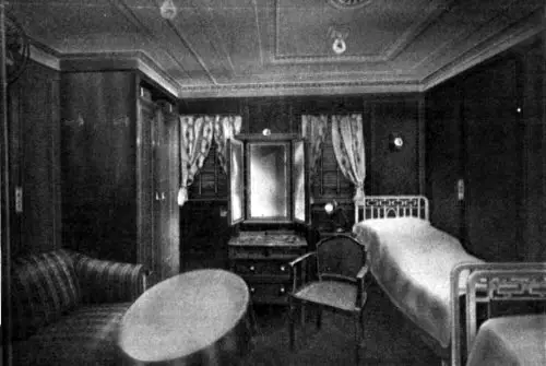 View of a First Cabin Stateroom