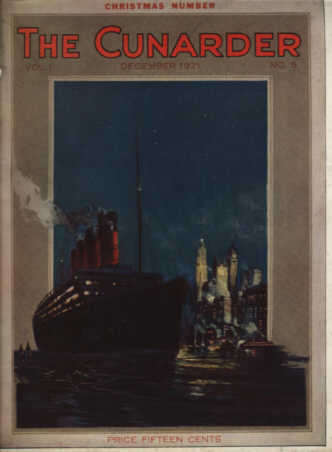 The Cunarder Magazine from December 1921