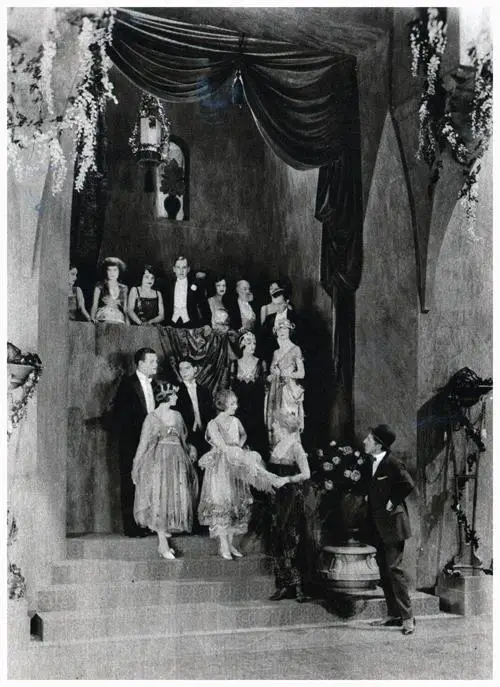 A Ballroom Scene in "Way Down East." D. W. Griffith Directing.