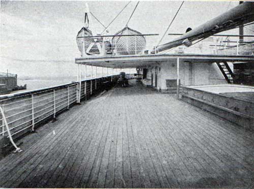 NAL Third Class Promenade Deck, SS Stavangerfjord and Bergensfjord.