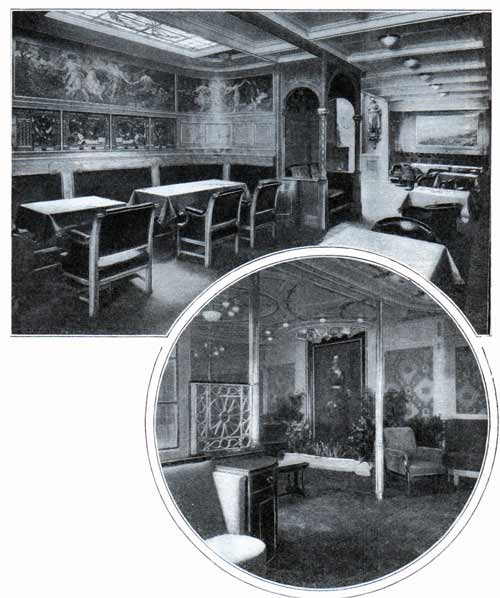 Smoking Room and Grand Saloon of the SS Deutschland