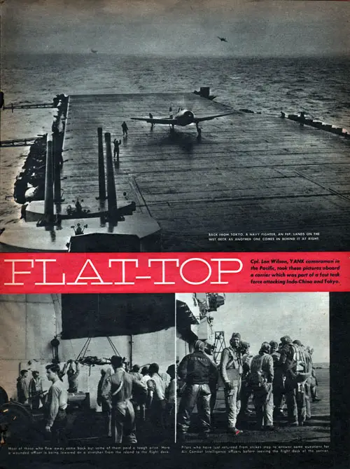 More Scenes on a World War II Aircraft Carrier