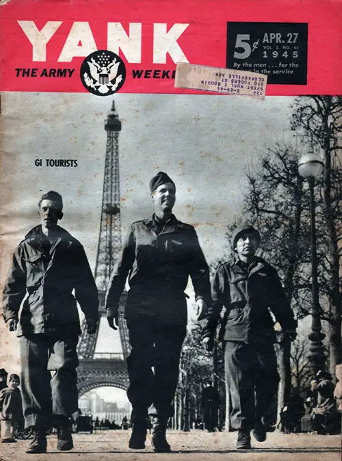 Front Cover - YANK Magazine, World War II, 27 April 1945