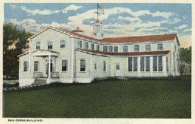 Postcard 03: Red Cross Building at Camp Dodge