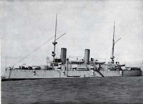 USS Olympia : Unarmored Protected Cruiser