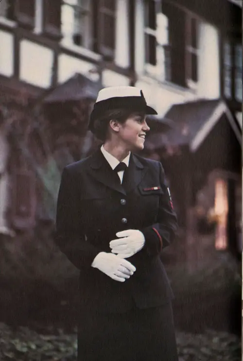 Women Petty Officer in Dress Blues