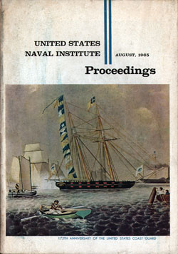 August 1965 Proceedings Magazine: United States Naval Institute 