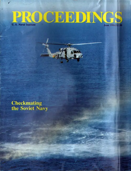 Front Cover, U. S. Naval Institute Proceedings, Volume 110/6/976, June 1984.