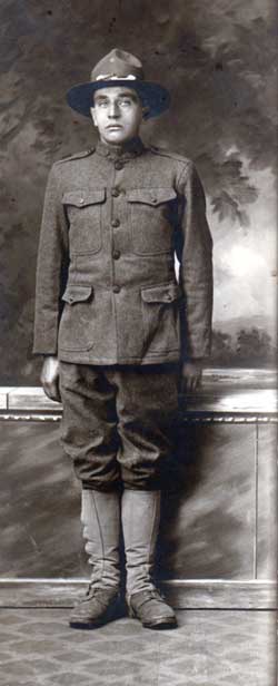 Corporal Ludvig Gjenvick of the A.E.F. circa 1917