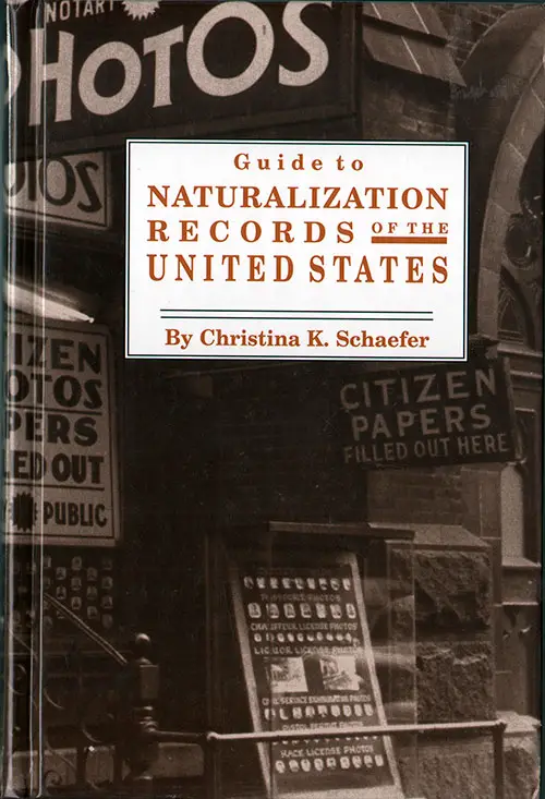 Front Cover - Guide to Naturalization Records of the United States