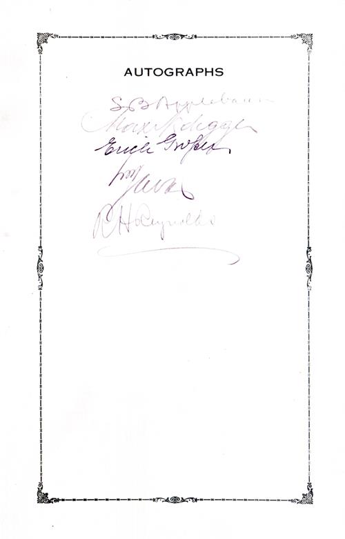 Autographs of the Guests