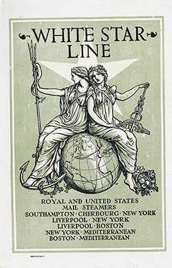 Front Cover, 1907-11-06 RMS Oceanic Passenger List