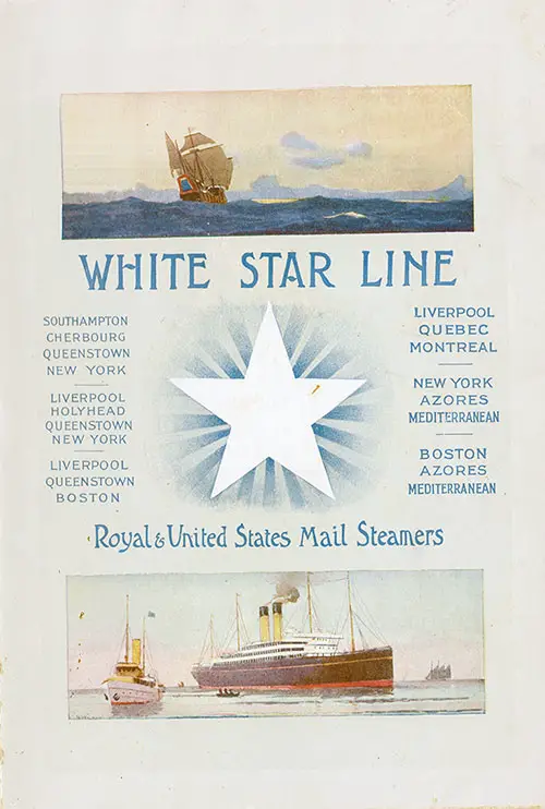 Front Cover of a Passenger List