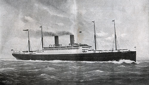The SS Cleveland on her Maiden Voyage 1909