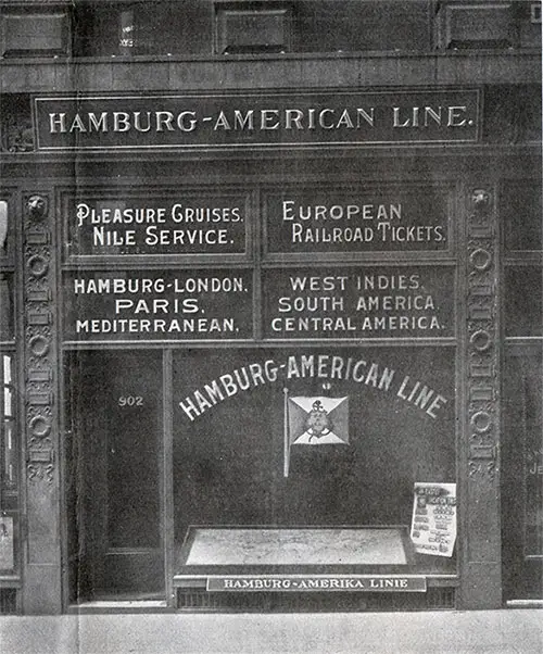 HAPAG Office in St. Louis, MO ca 1909