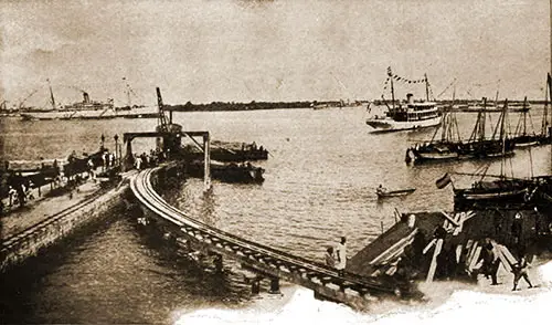 Port of Dar es Salaam in 1907