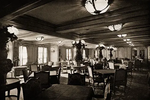 Corner of the First Class Dining Room