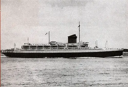 The SS Champlain of the CGT-French Line.