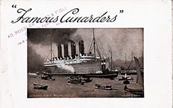 Front Cover of the Flyer "Famous Cunarders," Published 21 March 1910.