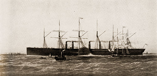 The SS Great Eastern (1858).