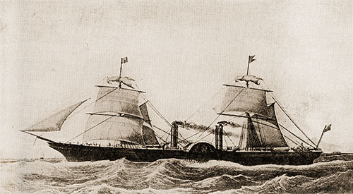 The SS Persia of the Cunard Line (1856).