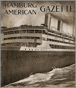 Cover from a May 1910 Hamburg-American Gazette Publication.
