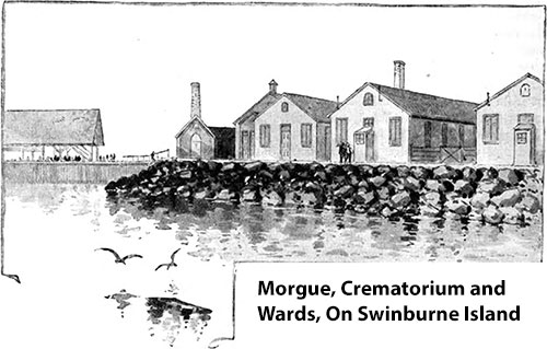 Morgue, Crematorium, And Wards On Swinburne Island.
