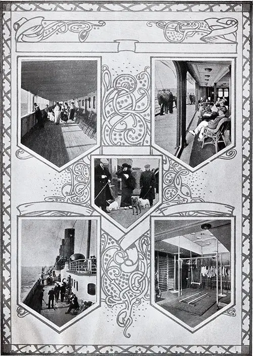 Life on a Cunarder Showing Images of Passengers Enjoying the Voyage, Part 2 of 2.