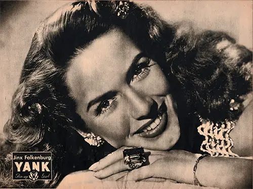 Jinx Falkenburg - YANK Pin-up Girl - 1945-04-27