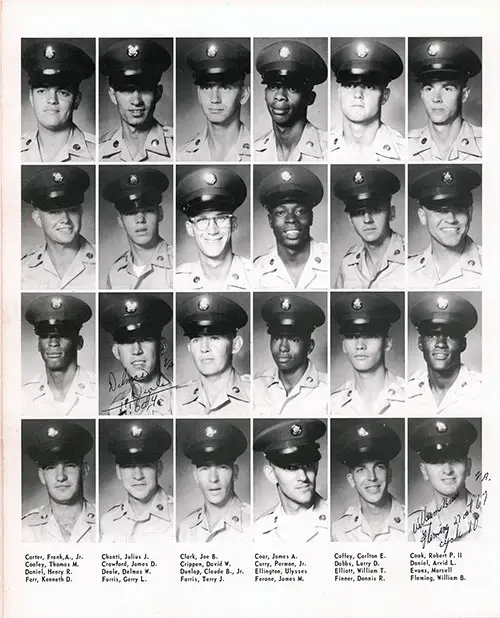 Company A 1967 Fort Benning Basic Training Recruit Photos, Page 4.