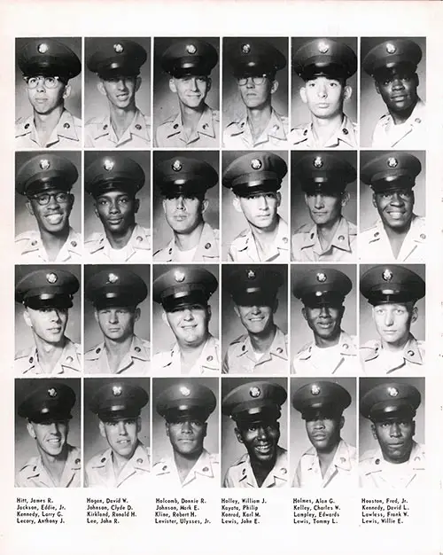 Company A 1967 Fort Benning Basic Training Recruit Photos, Page 6.