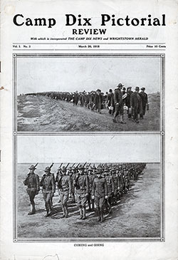 Front Cover, Camp Dix Pictorial Review - 20 March 1918