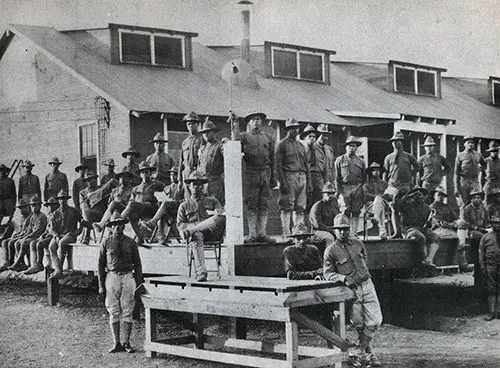 Group of Negro Troops at Y.M.C.A. 154