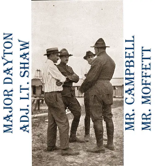 Major Dayton and Adj. Lt. Shaw