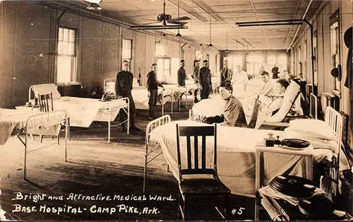 Bright and Attractive Medical Ward at Camp Pike