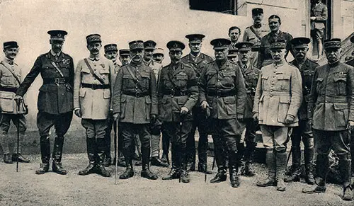 British and French Military Leaders from World War One