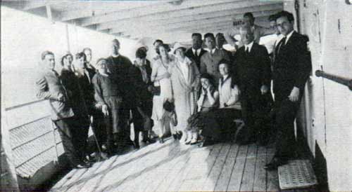 Group of Passengers on the Deck