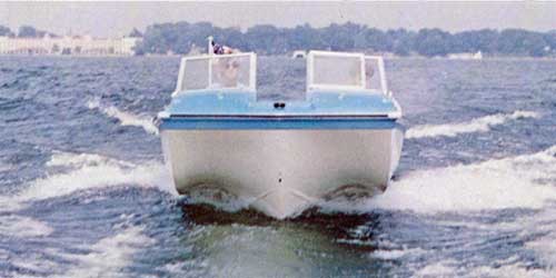 The Unique Tri-Vee Hull by Duo for their 1973 Boats