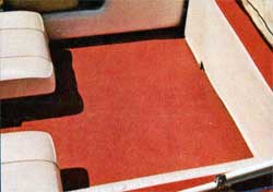 Duo Boats Deluxe Marine Carpeting for 1973